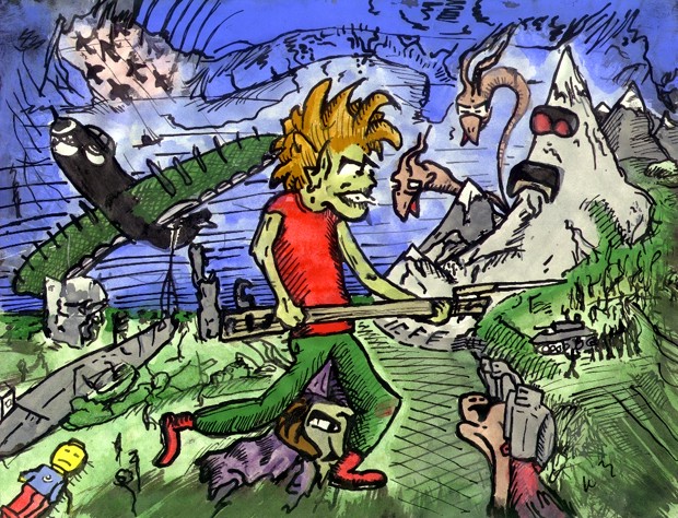 war
