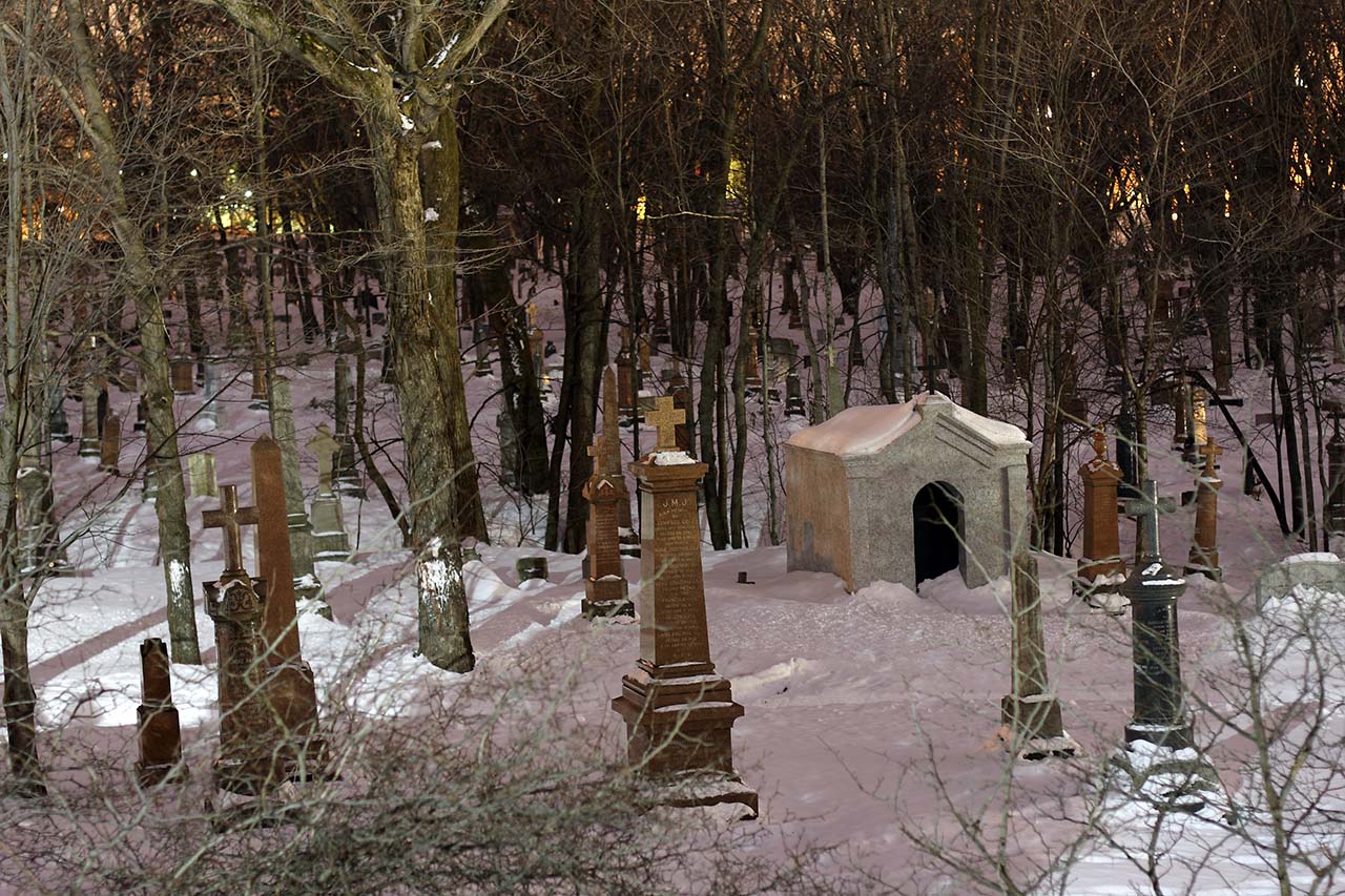 tombstones