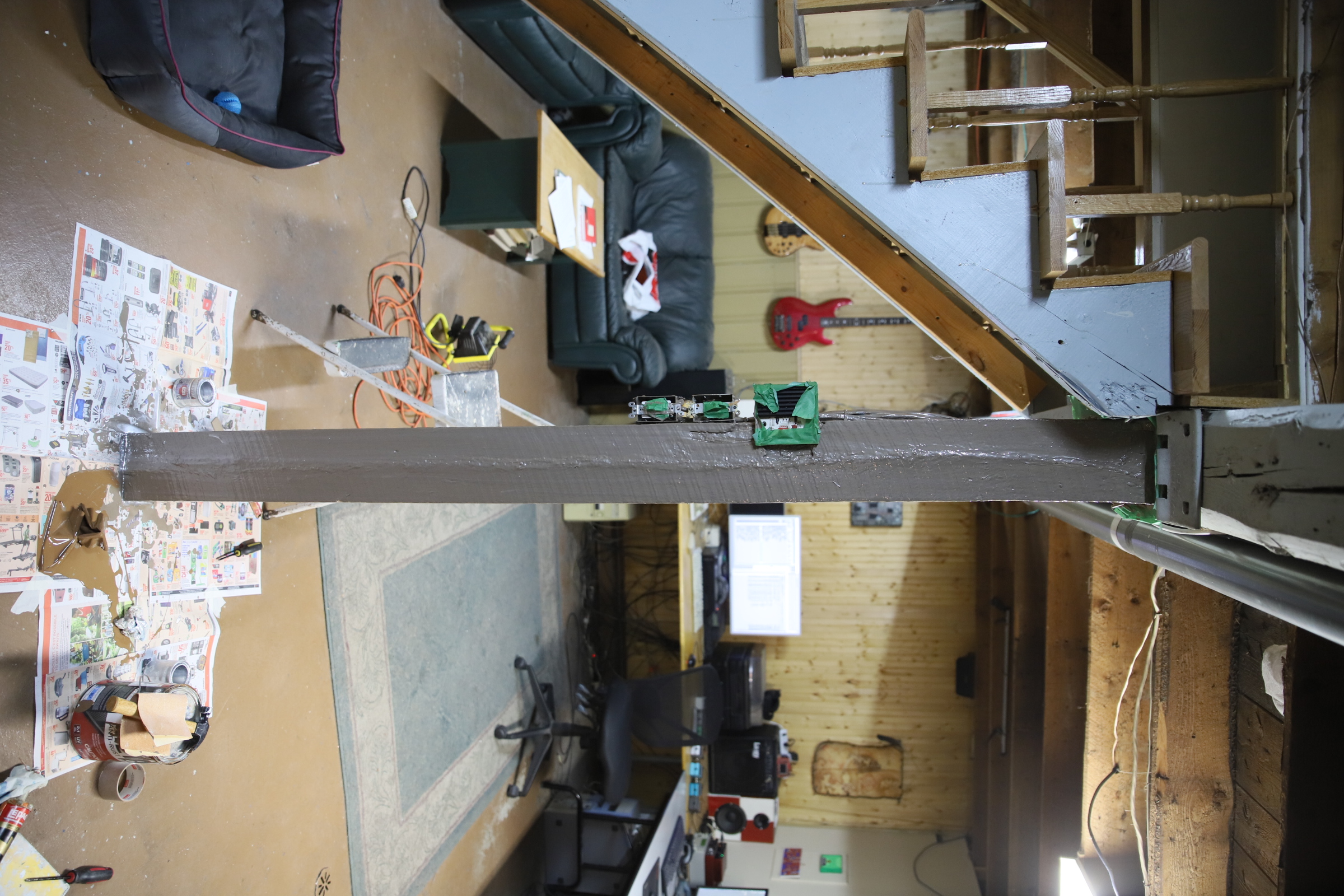 new_basement_beam_painted
